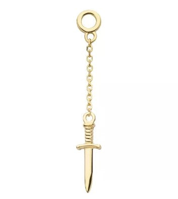 IN yg dagger dangle charm
