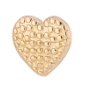 BG tl yg milgrain heart 3.5mm