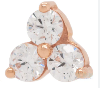 BVLA tl rg tri prong cluster w/dia
