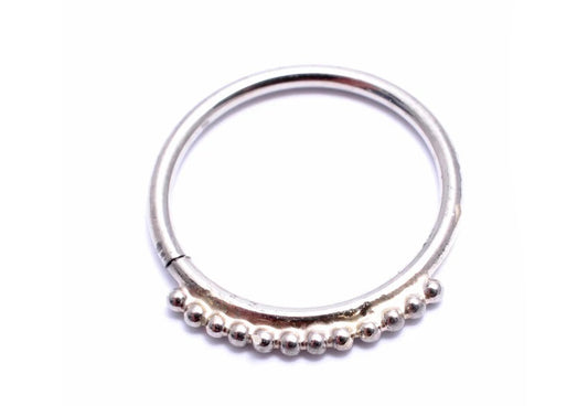 S wg beaded ring 18 3/8