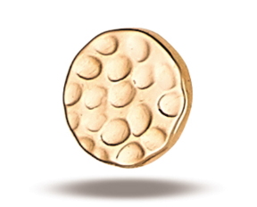 BG tl rg hammered disk 2.5mm