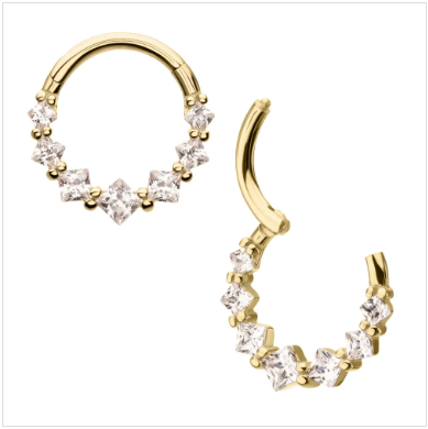 IN yg princess cz clicker 16 5/16