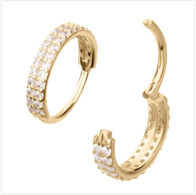 IN yg double row cz clicker 16 7/16