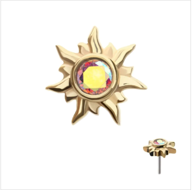 IN tl yg sunburst w/ab
