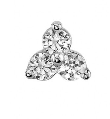 BVLA tl wg tri prong cluster w/dia