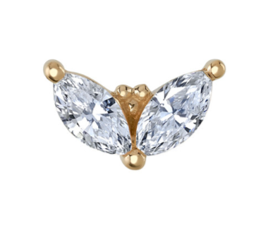 BVLA tl yg petals w/dia