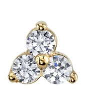 BVLA tl yg tri prong cluster w/dia