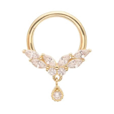 IN yg butterfly clicker 16 5/16 w/dangle