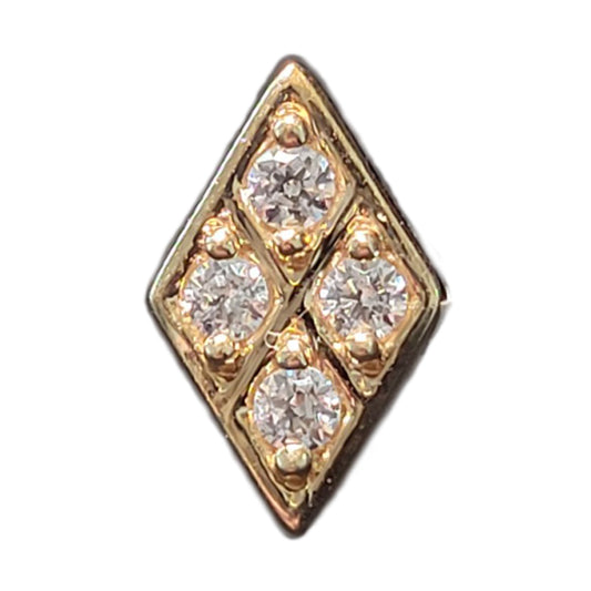 BVLA tl yg kerry diamond w/cz