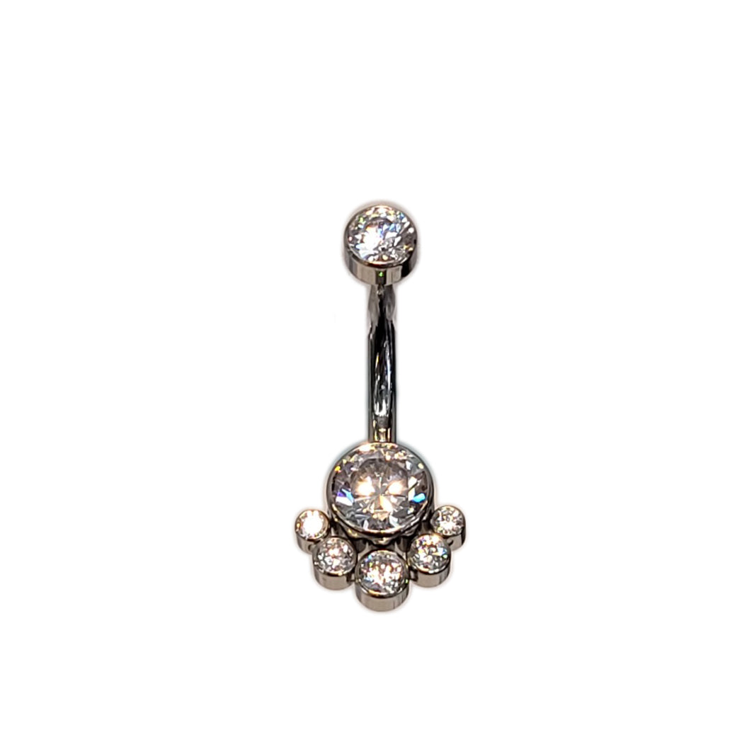 IN navel 7/16 w/5 cz