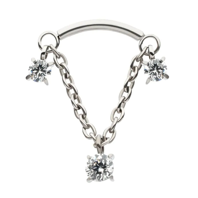 IN tl H dangle w/ 3 cz