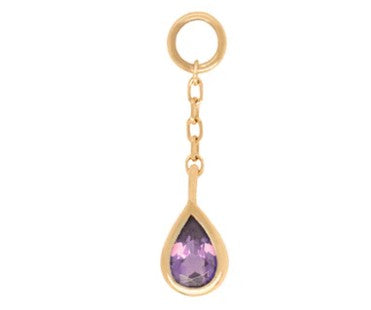 BJ yg concorde charm w/amethyst