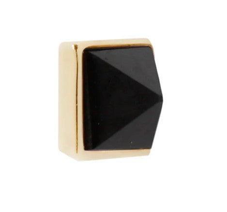 BJ tl yg pyramid w/black spinel