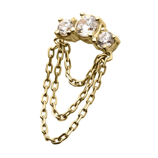IN tl wg 3 prong curve w/chains