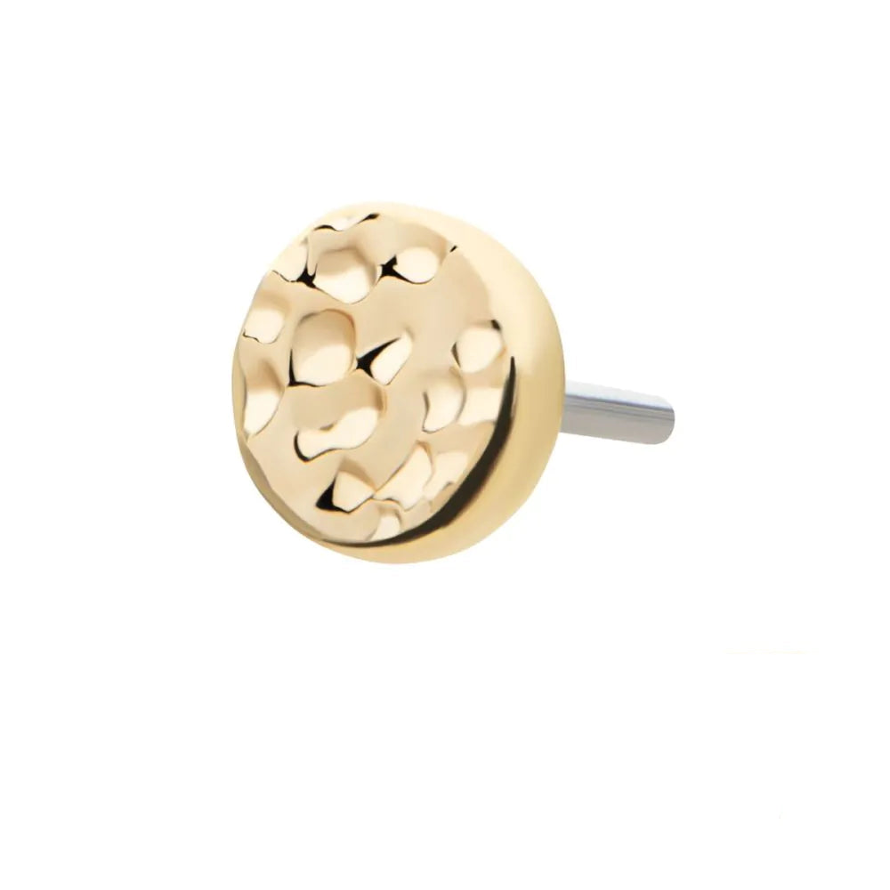 IN tl yg hammered disk 4mm