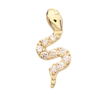 IN tl pave snake w/ cz