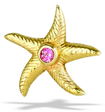 BG tl yg starfish w/cz