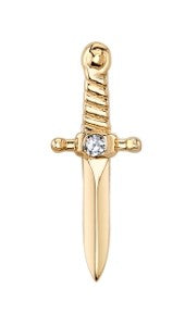 BVLA tl yg slasher dagger w/gem