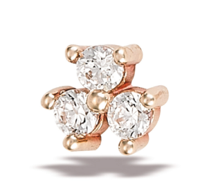 BG tl rg 3 stone cluster