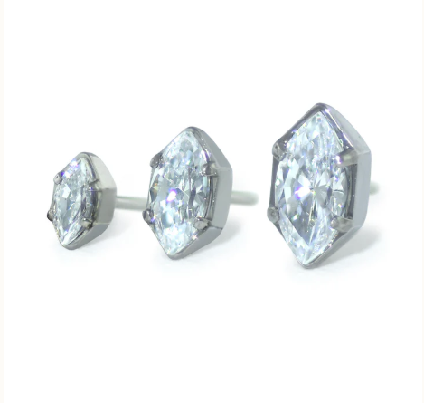 NM tl marquise prong w/ cz