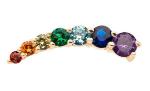 IN tl yg rb 7 gem prong curve