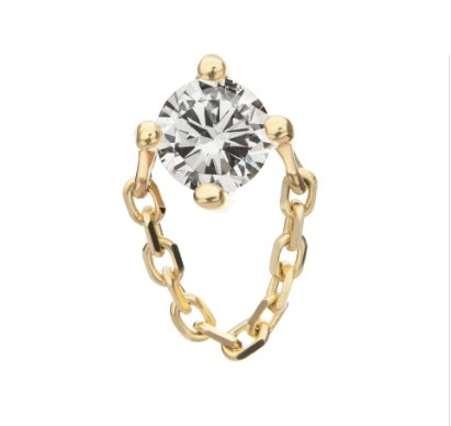 IN tl yg prong w/chain