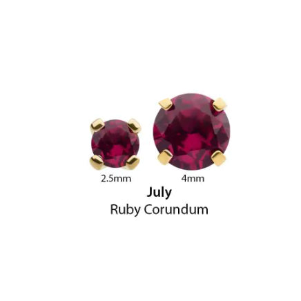 IN tl yg prong 2.5mm ruby