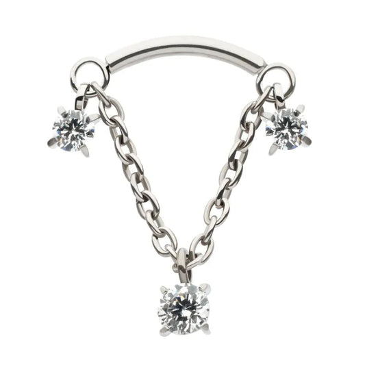 IN tl H dangle w/ 3 cz